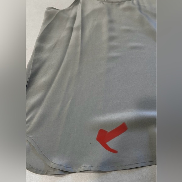 Acrobat Grey Silk‎ Racerback Tank Top Size S - Picture 8 of 11